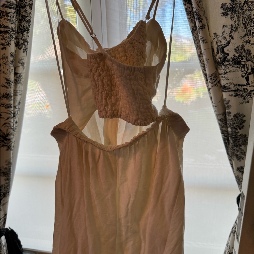 Open back dress from Anthropologie